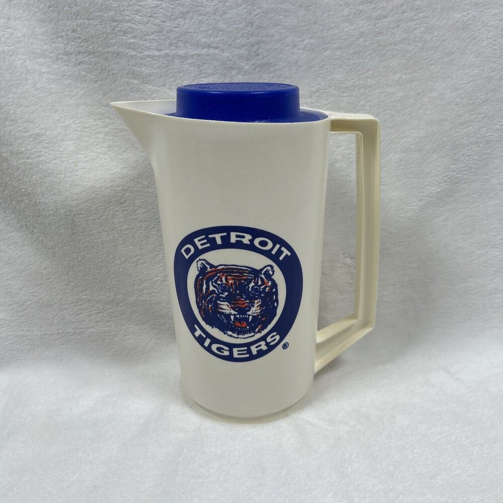 Vintage Gatorade Detroit Tigers Alladinware 2.5qt Plastic Water Pitcher